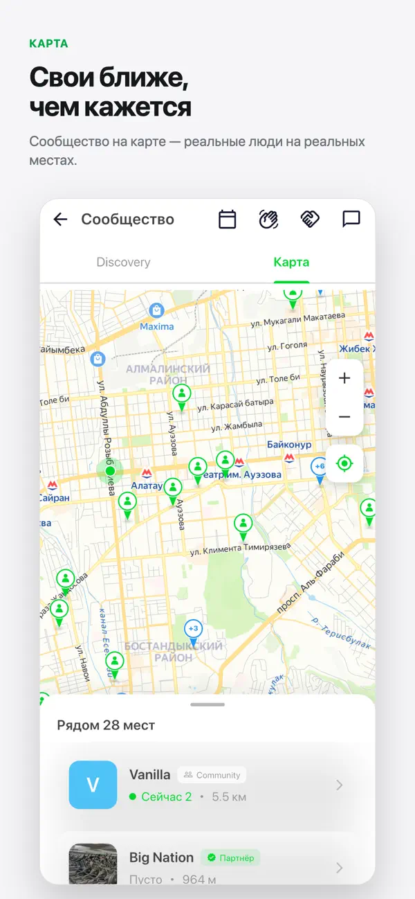Мобильный интерфейс TimeApp